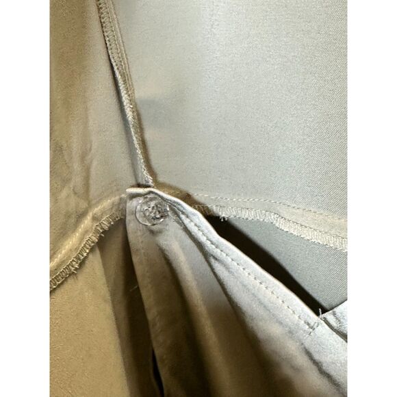 Jason Wu Women's Size XS Olive Tie Long Sleeve Midi Dress EUC - Picture 5 of 8